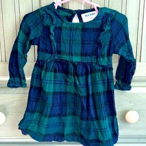 Old Navy Plaid Dress 12-18 Months